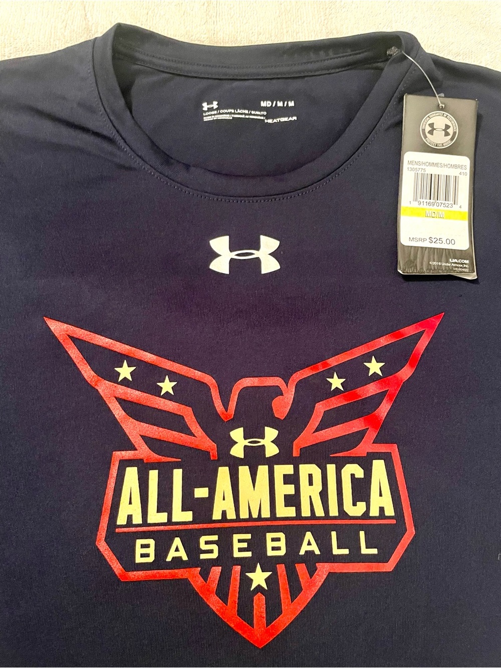 Under Armour official jersey from the annual All-America Baseball Game (New)